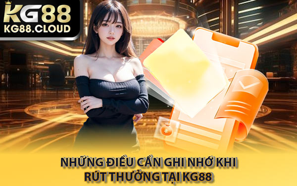 Những Điều Cần Ghi Nhớ Khi Rút Thưởng Tại KG88
